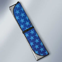 American Samoa and United States Semiquincentennial Auto Sun Shade Bald Eagle with National Flag Style