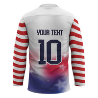Custom United States Soccer Hockey Jersey American Flag Sporty Style