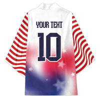 Custom United States Soccer Kimono American Flag Sporty Style
