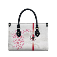 Japan National Football Leather Bag Cherry Blossom Sakura Wave Traditional Graphic Art
