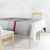 Japan National Football Tablecloth Cherry Blossom Sakura Wave Traditional Graphic Art
