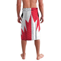 Custom USA and Canada National Football Lavalava Maple Leaf Geometric and American Stripes