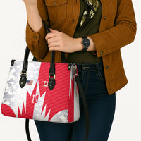 Custom USA and Canada National Football Leather Bag Maple Leaf Geometric and American Stripes