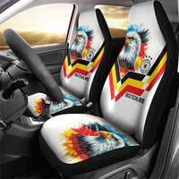 Germany National Football Car Seat Cover Deutschland Eagle Watercolor Splash Geometric Flag Stripe Pattern Art