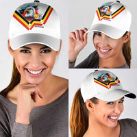 Germany National Football Classic Cap Deutschland Eagle Watercolor Splash Geometric Flag Stripe Pattern Art