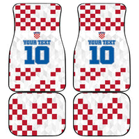Custom Croatia Football 2024 Go Champion Car Mats - Wonder Print Shop