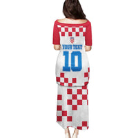 Custom Croatia Football 2024 Go Champion Family Matching Puletasi and Hawaiian Shirt - Wonder Print Shop