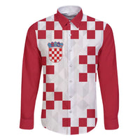 Custom Croatia Football 2024 Go Champion Family Matching Short Sleeve Bodycon Dress and Hawaiian Shirt - Wonder Print Shop