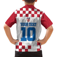 Custom Croatia Football 2024 Go Champion Family Matching Tank Maxi Dress and Hawaiian Shirt - Wonder Print Shop