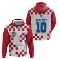 Custom Croatia Football 2024 Go Champion Hoodie - Wonder Print Shop