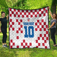 Custom Croatia Football 2024 Go Champion Quilt - Wonder Print Shop