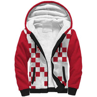 Custom Croatia Football 2024 Go Champion Sherpa Hoodie - Wonder Print Shop