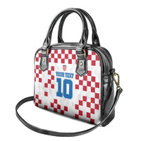 Custom Croatia Football 2024 Go Champion Shoulder Handbag