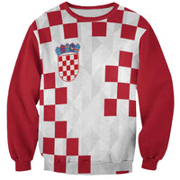 Custom Croatia Football 2024 Go Champion Sweatshirt - Wonder Print Shop
