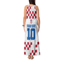 Custom Croatia Football 2024 Go Champion Tank Maxi Dress - Wonder Print Shop