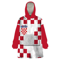 Custom Croatia Football 2024 Go Champion Wearable Blanket Hoodie - Wonder Print Shop