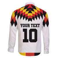 Custom Germany Football 2024 Go Champion Family Matching Long Sleeve Bodycon Dress and Hawaiian Shirt Design 90s Style Home Color - Wonder Print Shop