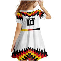 Custom Germany Football 2024 Go Champion Family Matching Mermaid Dress and Hawaiian Shirt Design 90s Style Home Color - Wonder Print Shop