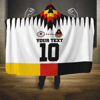 Custom Germany Football 2024 Go Champion Hooded Blanket Design 90s Style Home Color LT03
