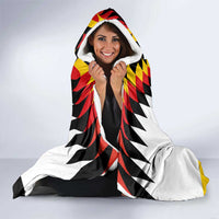 Custom Germany Football 2024 Go Champion Hooded Blanket Design 90s Style Home Color LT03