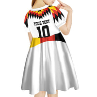Custom Germany Football 2024 Go Champion Kid Short Sleeve Dress Design 90s Style Home Color - Wonder Print Shop