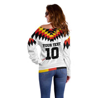 Custom Germany Football 2024 Go Champion Off Shoulder Sweater Design 90s Style Home Color - Wonder Print Shop