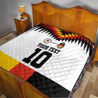 Custom Germany Football 2024 Go Champion Quilt Design 90s Style Home Color - Wonder Print Shop