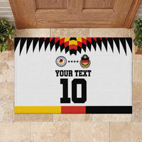 Custom Germany Football 2024 Go Champion Rubber Doormat Design 90s Style Home Color - Wonder Print Shop