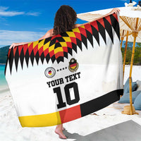 Custom Germany Football 2024 Go Champion Sarong Design 90s Style Home Color - Wonder Print Shop