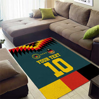 Custom Germany Football 2024 Go Champion Area Rug Design 90s Style Away Color - Wonder Print Shop