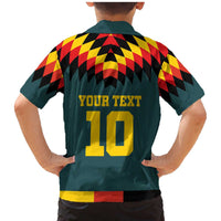 Custom Germany Football 2024 Go Champion Family Matching Mermaid Dress and Hawaiian Shirt Design 90s Style Away Color - Wonder Print Shop