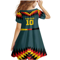 Custom Germany Football 2024 Go Champion Family Matching Mermaid Dress and Hawaiian Shirt Design 90s Style Away Color - Wonder Print Shop