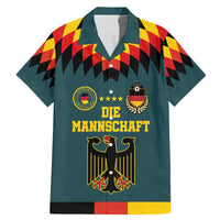 Custom Germany Football 2024 Go Champion Family Matching Mermaid Dress and Hawaiian Shirt Design 90s Style Away Color - Wonder Print Shop