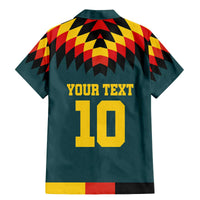 Custom Germany Football 2024 Go Champion Family Matching Mermaid Dress and Hawaiian Shirt Design 90s Style Away Color - Wonder Print Shop