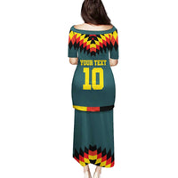 Custom Germany Football 2024 Go Champion Family Matching Puletasi and Hawaiian Shirt Design 90s Style Away Color - Wonder Print Shop