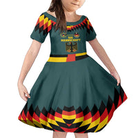 Custom Germany Football 2024 Go Champion Family Matching Short Sleeve Bodycon Dress and Hawaiian Shirt Design 90s Style Away Color - Wonder Print Shop
