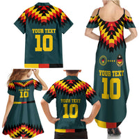 Custom Germany Football 2024 Go Champion Family Matching Summer Maxi Dress and Hawaiian Shirt Design 90s Style Away Color - Wonder Print Shop