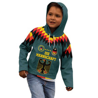 Custom Germany Football 2024 Go Champion Kid Hoodie Design 90s Style Away Color - Wonder Print Shop