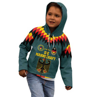 Custom Germany Football 2024 Go Champion Kid Hoodie Design 90s Style Away Color - Wonder Print Shop