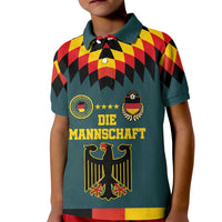 Custom Germany Football 2024 Go Champion Kid Polo Shirt Design 90s Style Away Color - Wonder Print Shop