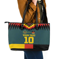 Custom Germany Football 2024 Go Champion Leather Tote Bag Design 90s Style Away Color - Wonder Print Shop