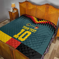 Custom Germany Football 2024 Go Champion Quilt Design 90s Style Away Color - Wonder Print Shop