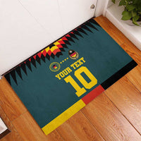 Custom Germany Football 2024 Go Champion Rubber Doormat Design 90s Style Away Color - Wonder Print Shop