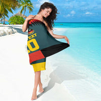 Custom Germany Football 2024 Go Champion Sarong Design 90s Style Away Color - Wonder Print Shop