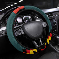 Germany Football 2024 Go Champion Steering Wheel Cover Design 90s Style Away Color - Wonder Print Shop