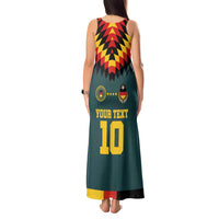 Custom Germany Football 2024 Go Champion Tank Maxi Dress Design 90s Style Away Color - Wonder Print Shop