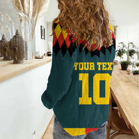 Custom Germany Football 2024 Go Champion Women Casual Shirt Design 90s Style Away Color - Wonder Print Shop