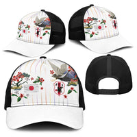 Japan Football Baseball Net Cap Colors Beyond Horizon Sashiko Effect White Version
