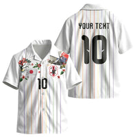 Japan Football Custom Kid Hawaiian Shirt Colors Beyond Horizon Sashiko Effect White Version LT03