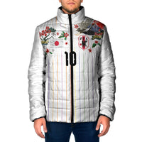 Japan Football Custom Padded Jacket Colors Beyond Horizon Sashiko Effect White Version